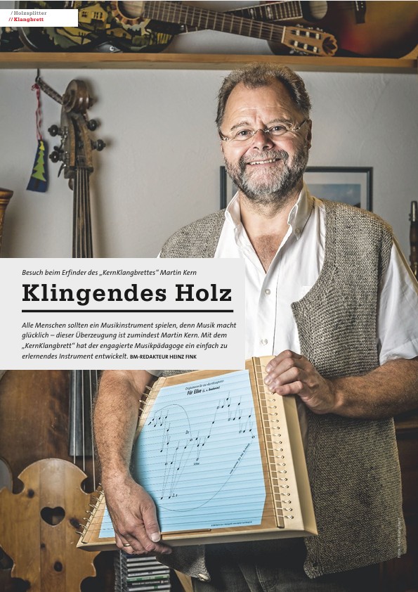 BM Fachmagazin – Klingendes Holz